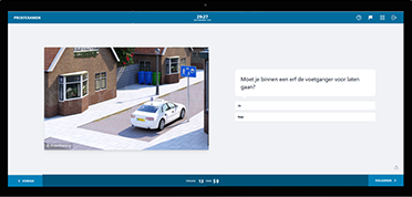 CBR Practice Exam Simulator Interface
